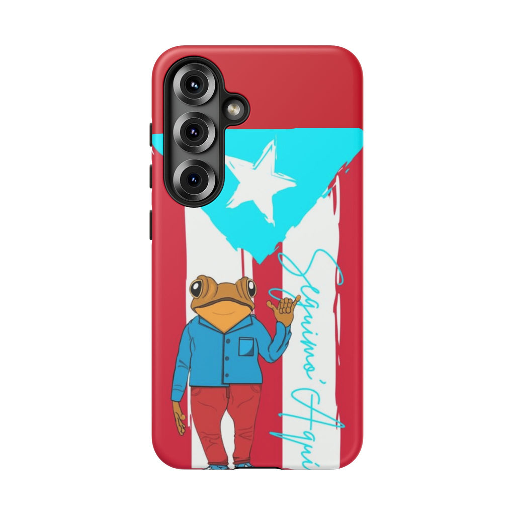 Puerto Rican Flag Frog Design ("Señorita Hops")Phone Case Isla del Encanto Phone Case – Puerto Rican Style
