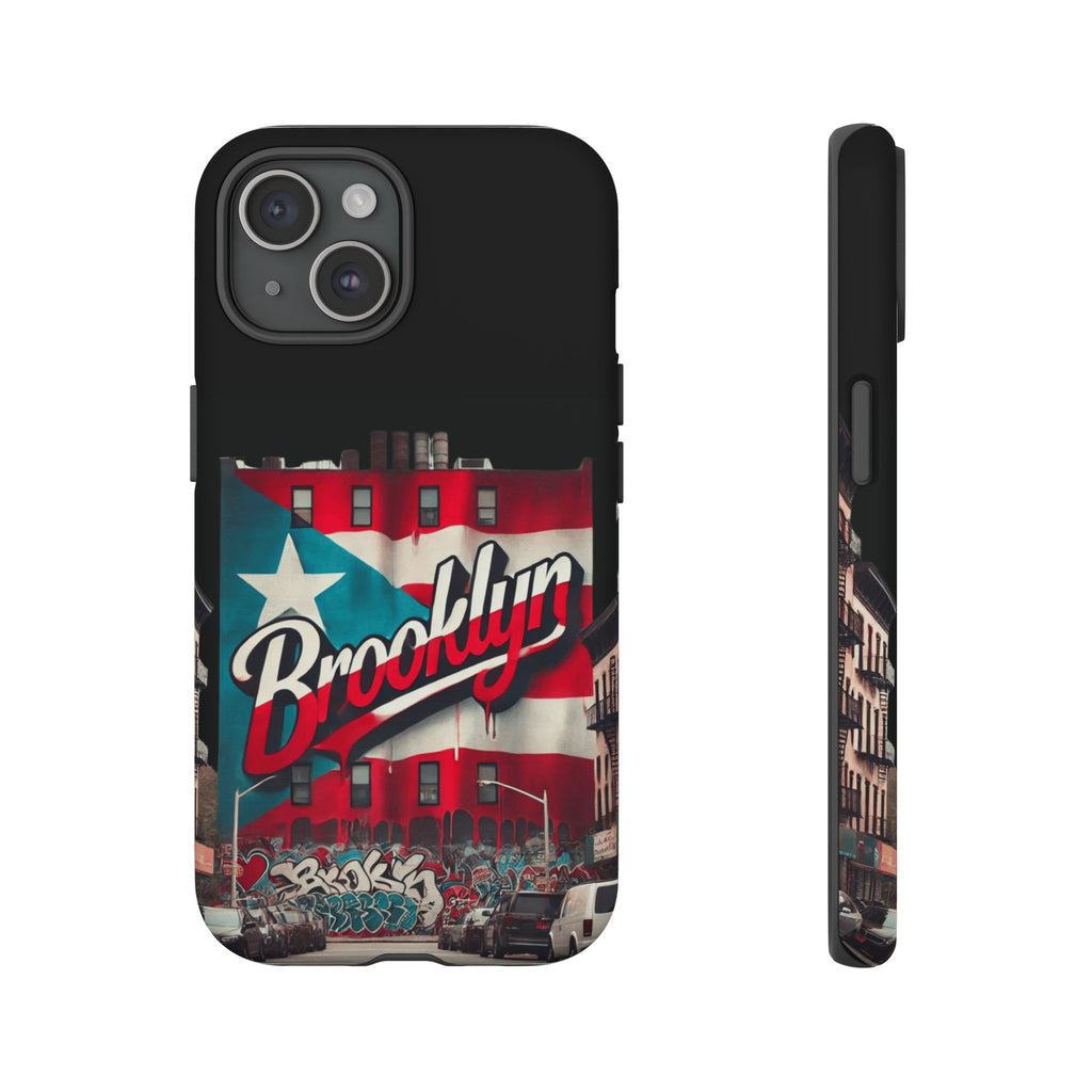 Brooklyn Street Art Phone Case  Urban Graffiti Protective Cover