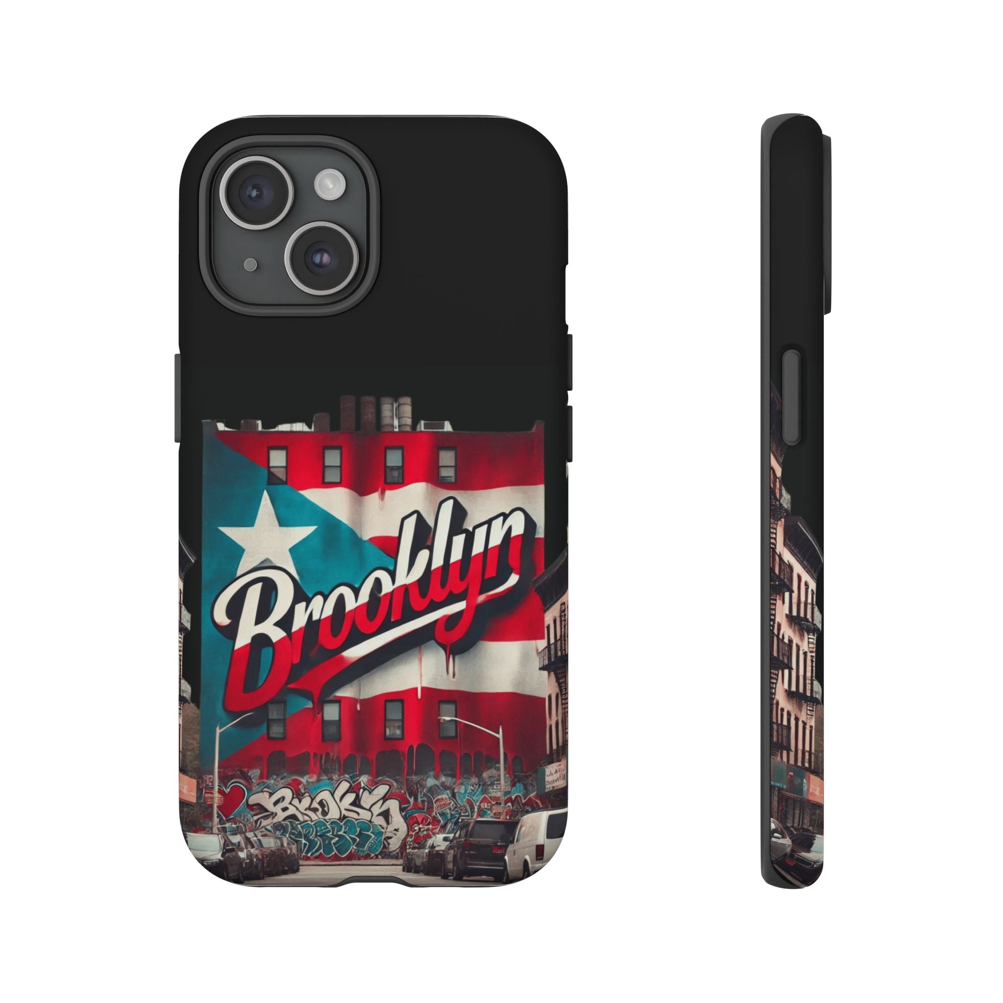 Brooklyn Street Art Phone Case  Urban Graffiti Protective Cover