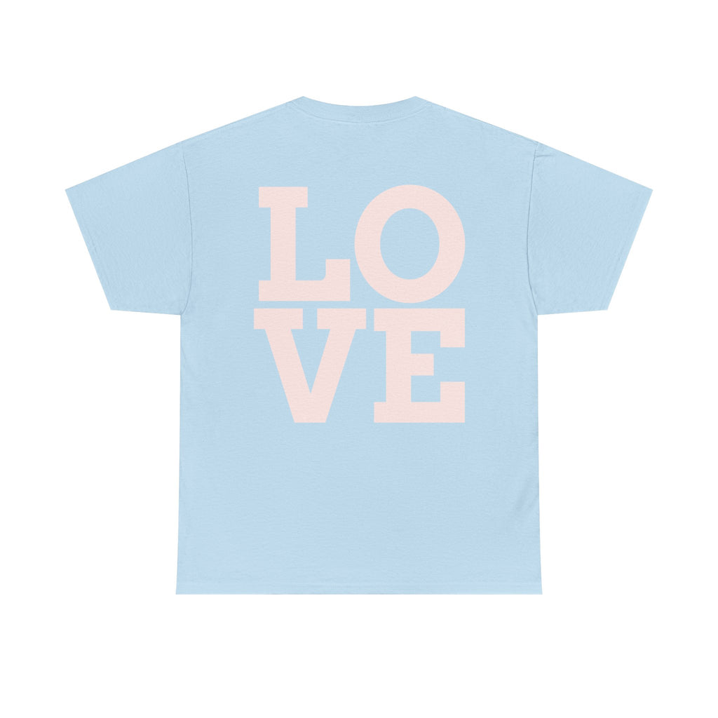 Pink Heart Cherries Tee  LOVE Graphic Valentine T-Shirt