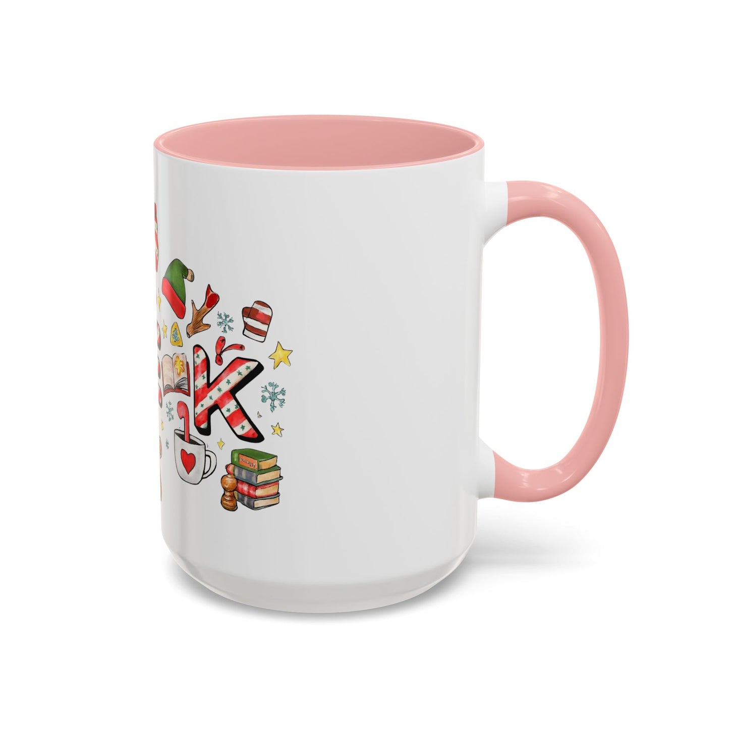 Holiday Teacher Coffee Mug 'PRE-K' Festive Gingerbread & Candy Cane Design (11/15oz) School Staff Christmas Mug Collection
