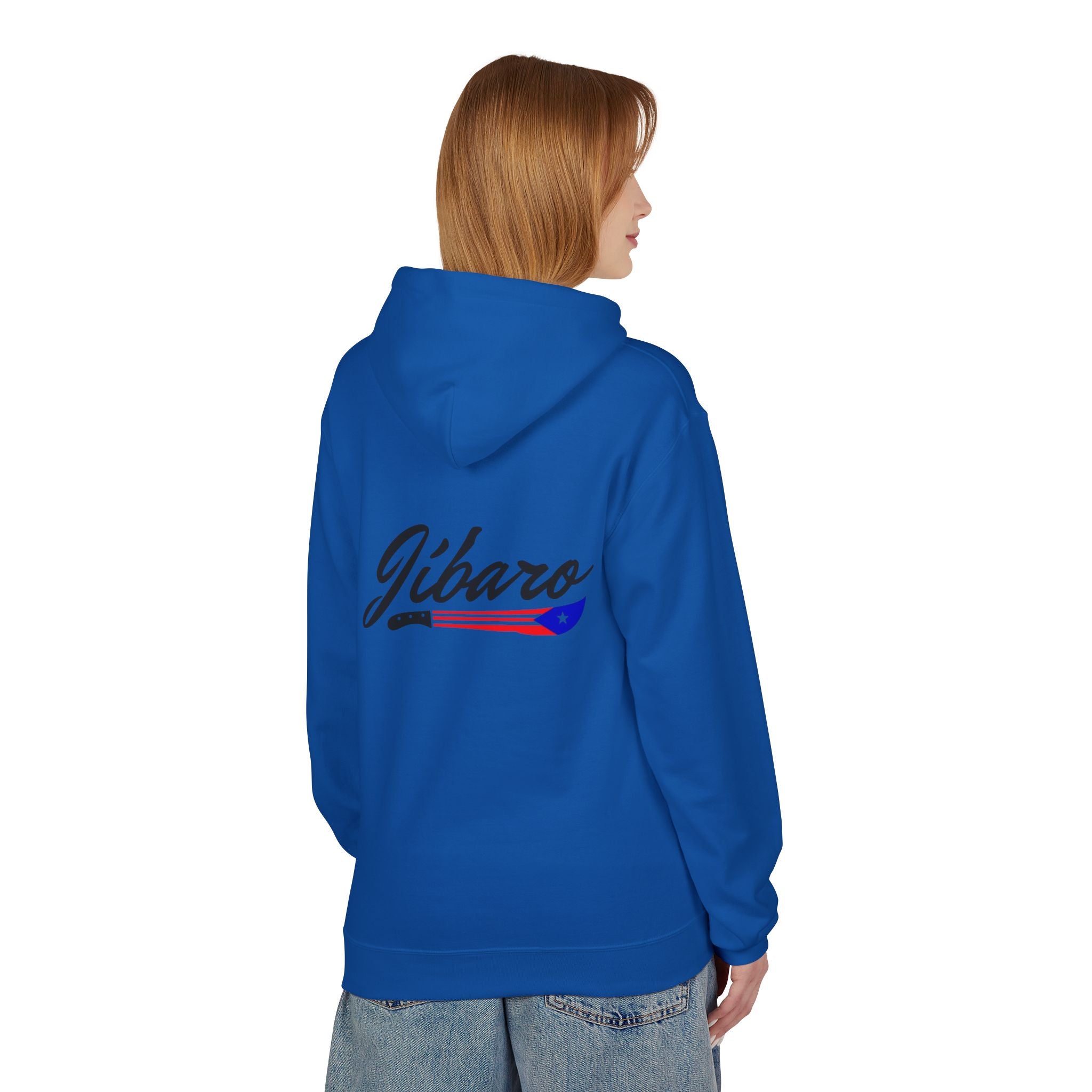 Gíbaro Hoodie  Puerto Rican Pride Pullover with Flag Machete Design