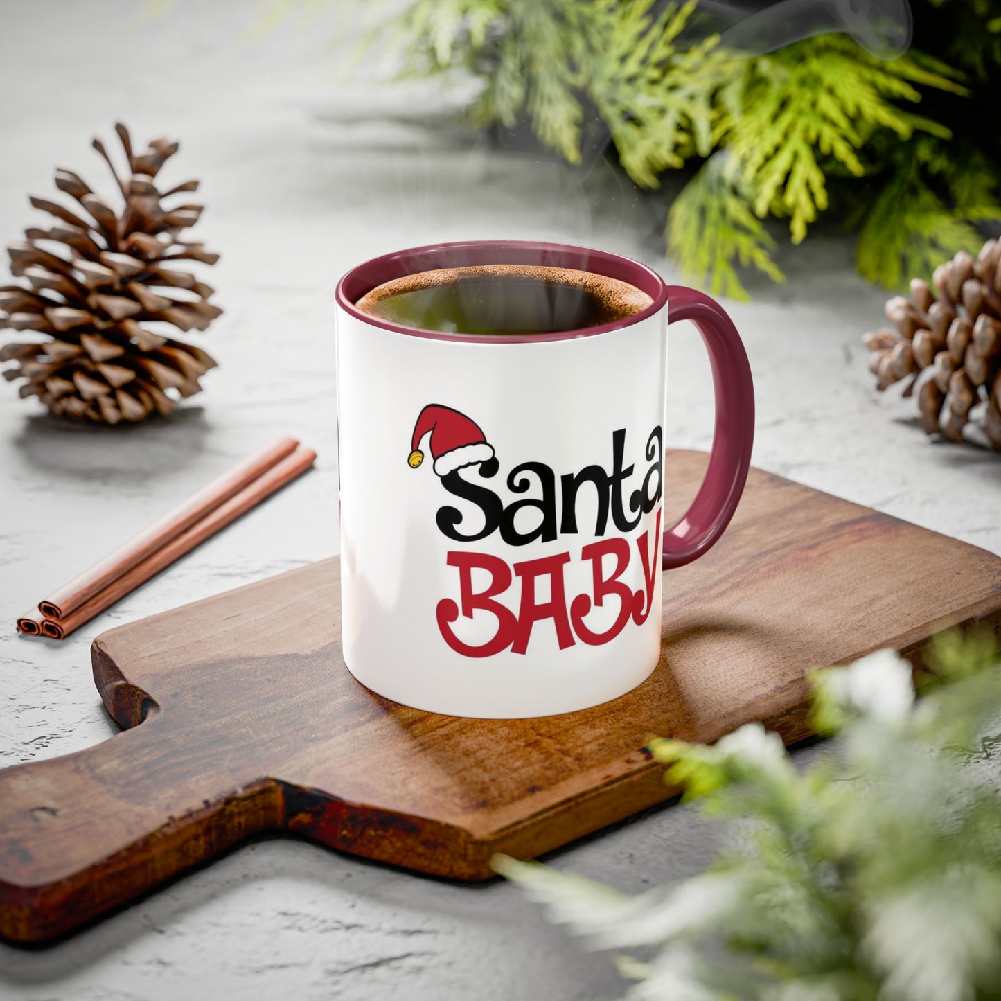 Santa Baby Colorful Mug - Perfect Holiday Gift for Coffee Lovers
