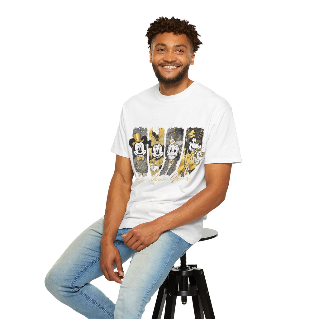 New Year Mickey & Friends T-Shirt  'Happy New Year' Graphic Tee