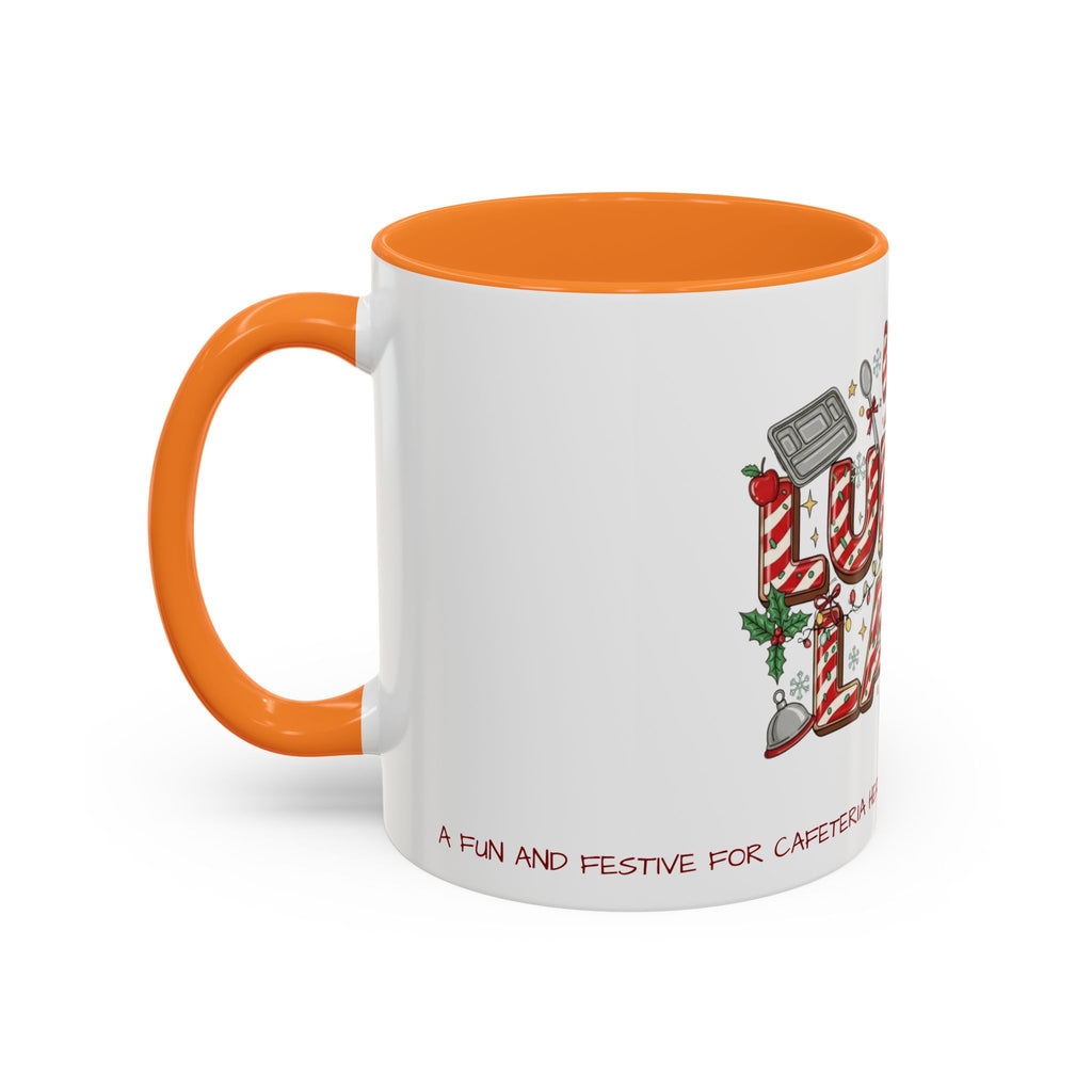 Lunch Lady Mug "Cafeteria Hero Who Feeds the Whole School With Love" | 11oz/15oz Gift  School Staff Christmas Mug Collection