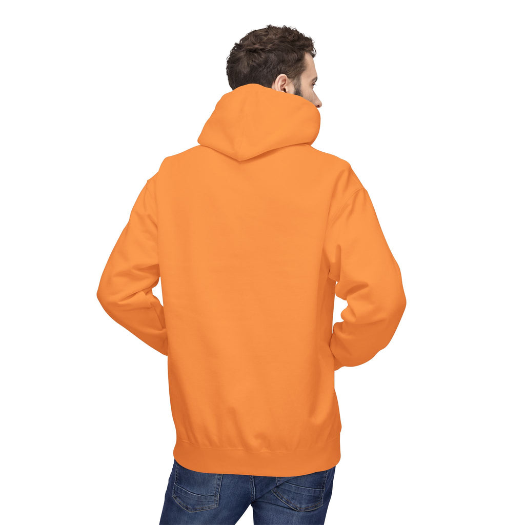White Hoodie - "Caminas a pa'la desporta" Minimal Script Pullover