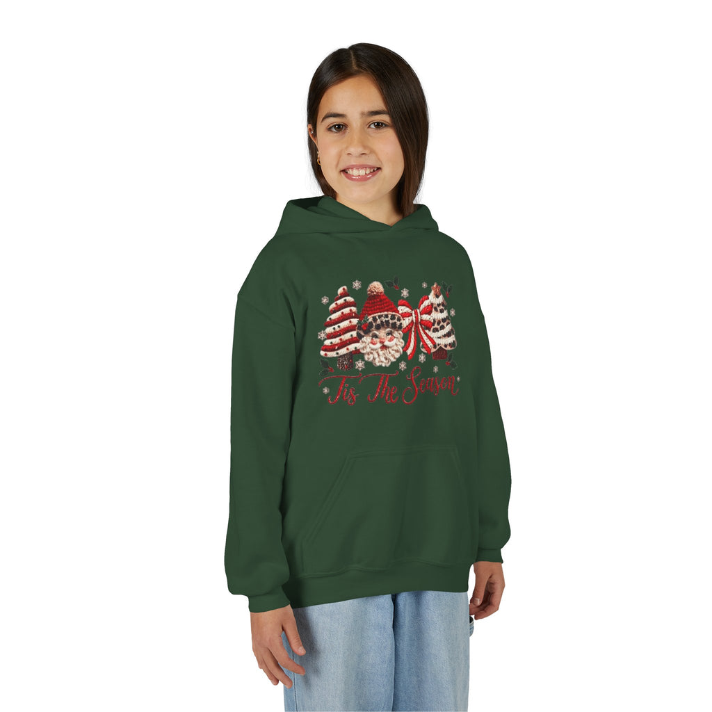 Youth Hoodie  Grinch Christmas Scene with 'Maybe Christmas' Quote