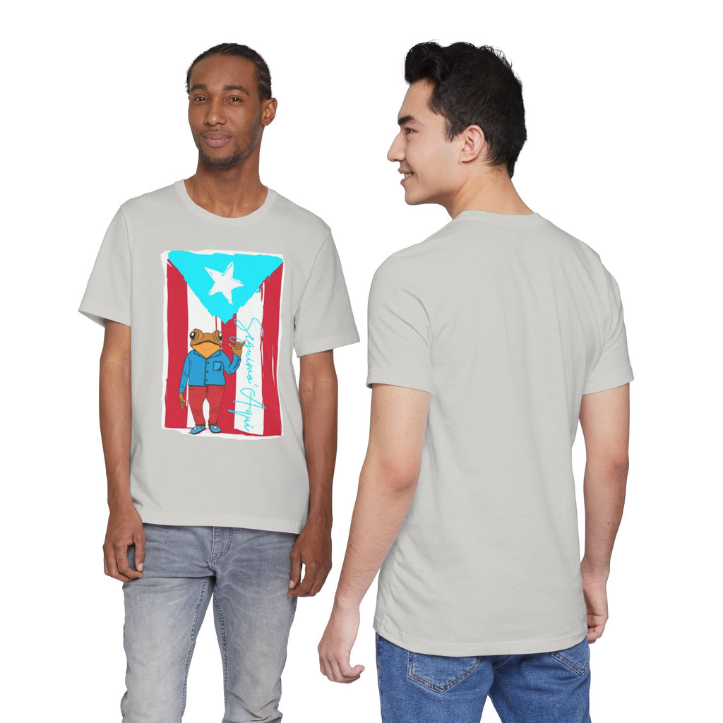 Puerto Rican Coqui Flag T‑Shirt  Boricua Pride Tee
