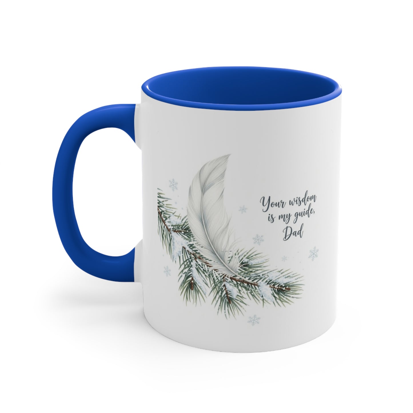 Holiday Mugs Christmas Gift Ideas Hot Cocoa & Coffee Cup Designs Inspirational Father's Day Mug with Feather Design