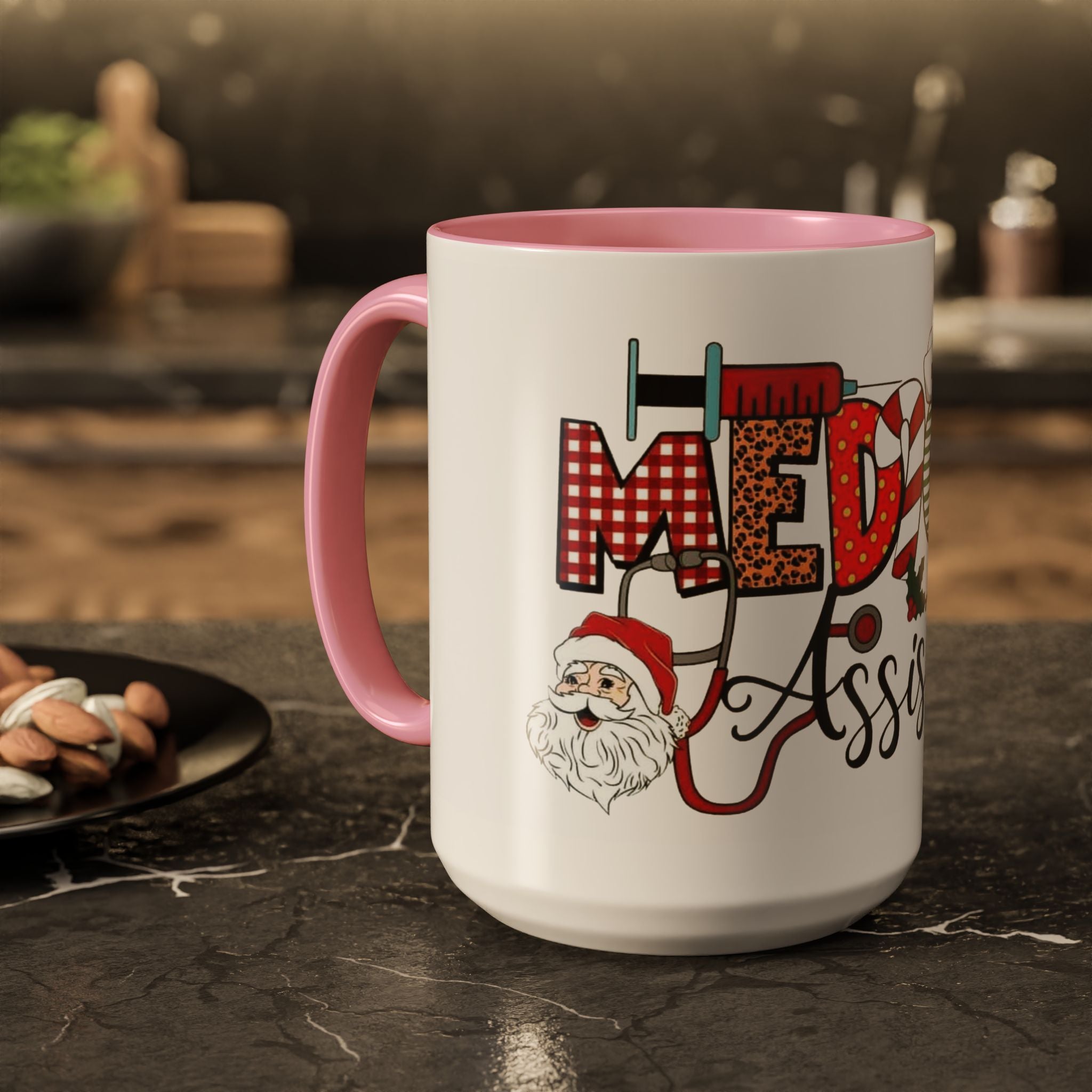 Medical Assistant Christmas Mug — Festive Colorful 11oz/15oz Coffee Cup Medical Christmas Mug