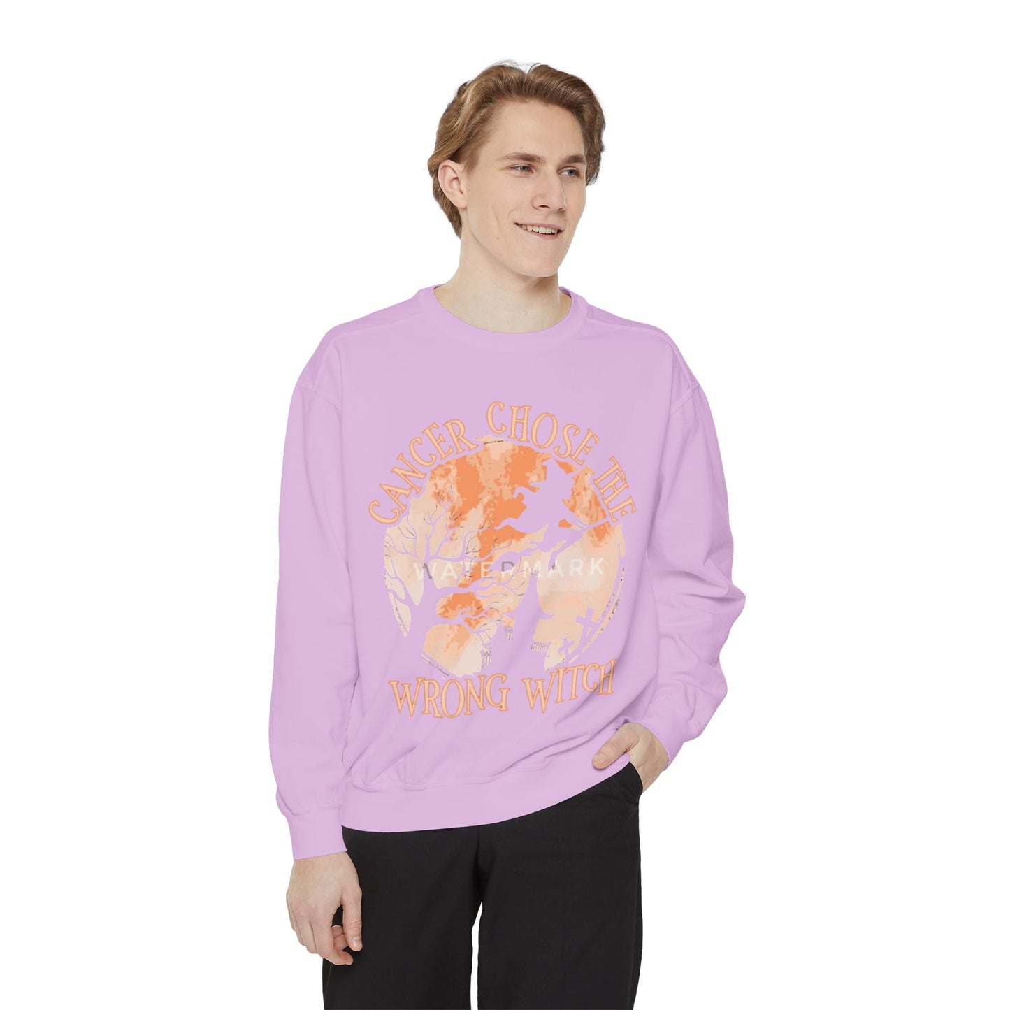 Cancer Chose the Wrong Witch Sweatshirt, Unisex Cozy Crewneck, Gift for Astrology Lovers, Witchy Style Apparel, Spiritual Gift