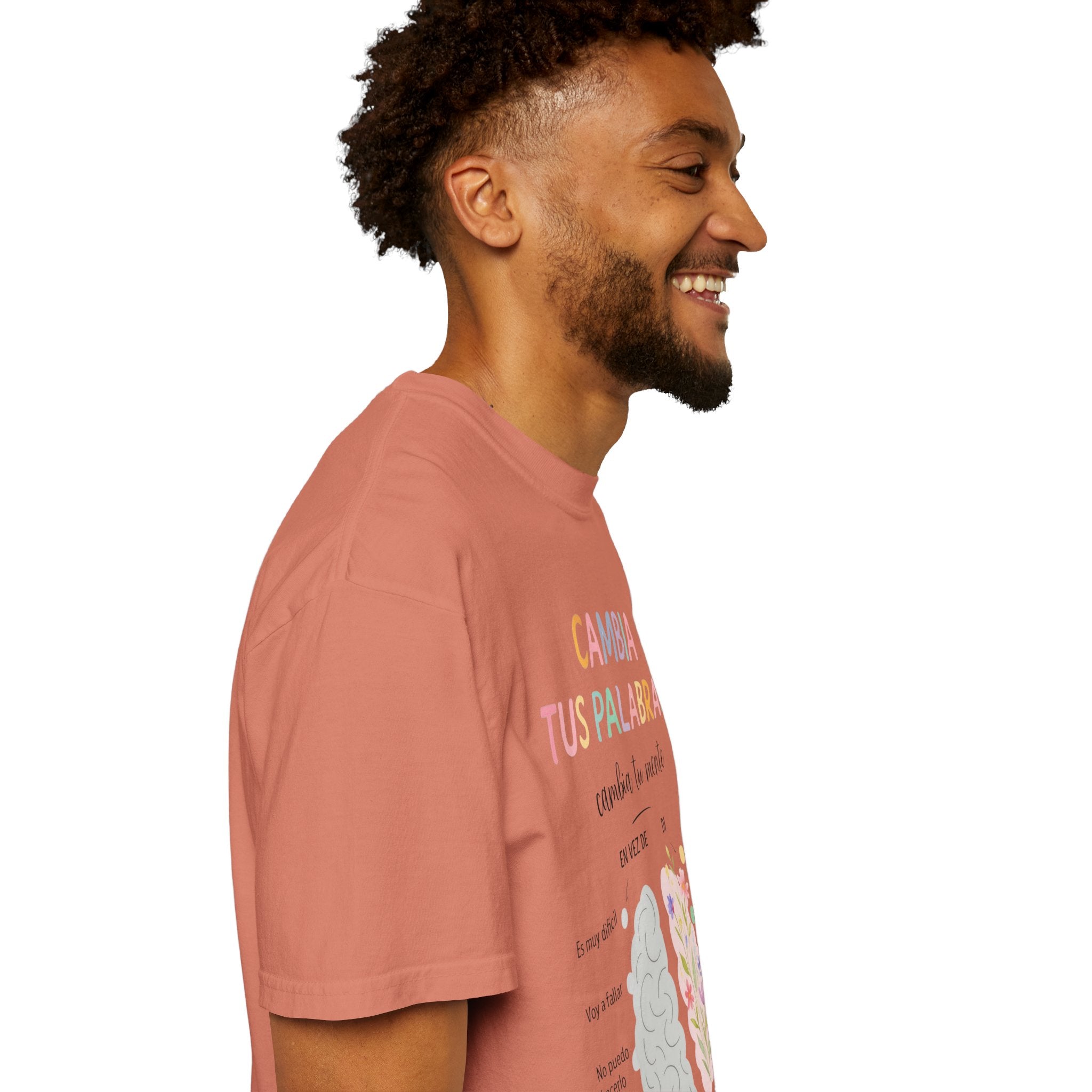 Cambia Tus Palabras Floral Positivity T-Shirt