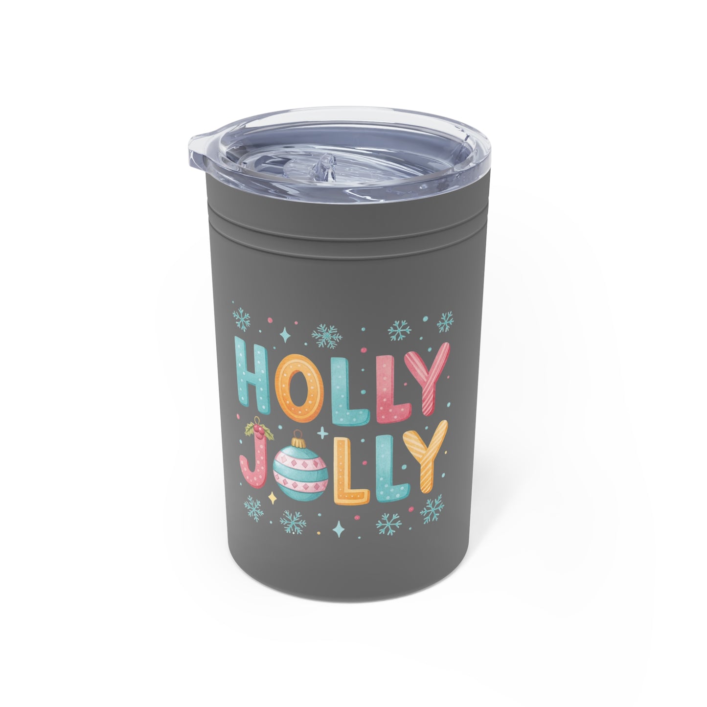 Christmas Design Holiday Cheer Tumbler - 11oz Insulated Drinkware