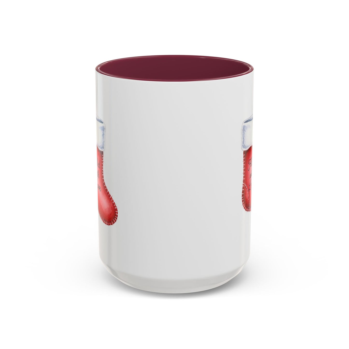 Holiday Mugs Christmas Gift Ideas Hot Cocoa & Coffee Cup Designs Filled with Love - Colorful 11oz & 15oz