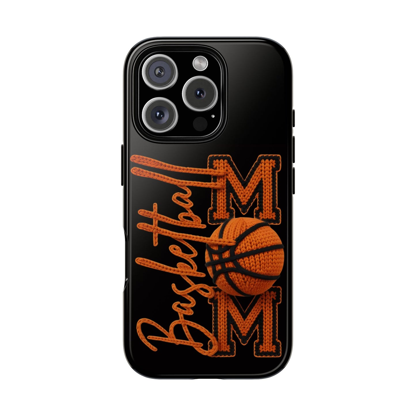 Basketball Mom Phone Case  'Basketball MOM' Protective Hard Cover