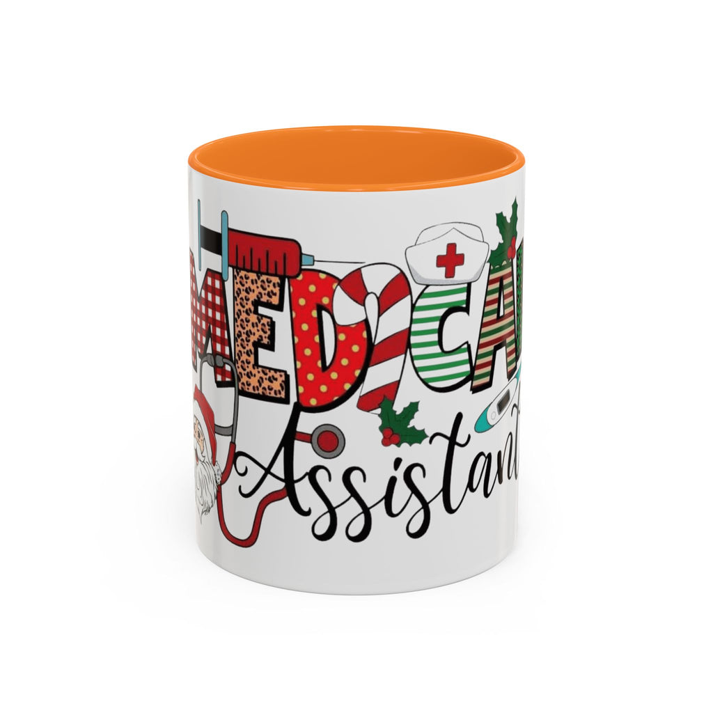 Medical Assistant Christmas Mug — Festive Colorful 11oz/15oz Coffee Cup Medical Christmas Mug