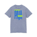 Orgullo puertorriqueño Acid Washed Tee  Bold "Paja Mental" Graphic Streetwear