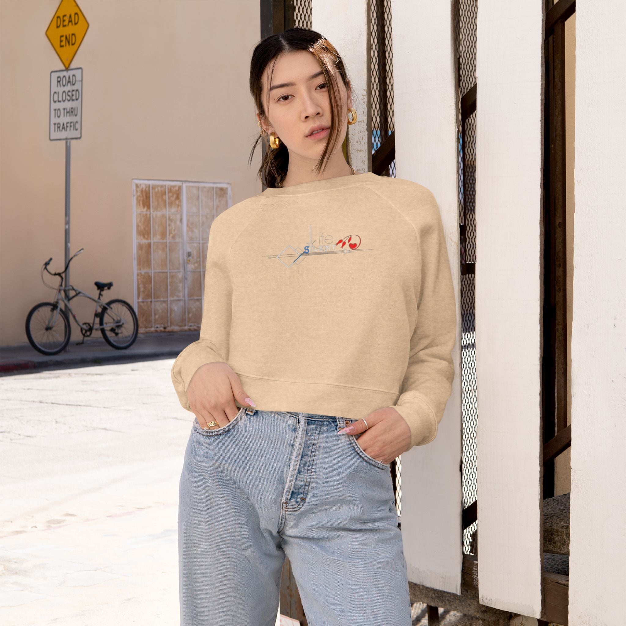 Self Love Sweatshirt | Soft Affirmation Mental Health Apparel Cropped Pullover  Pink Bow "KIND" Graphic