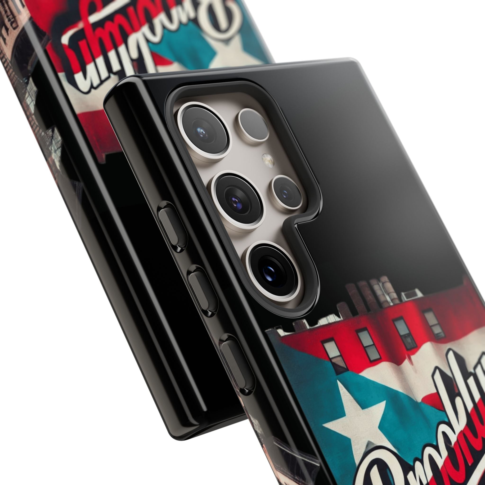 Brooklyn Street Art Phone Case  Urban Graffiti Protective Cover
