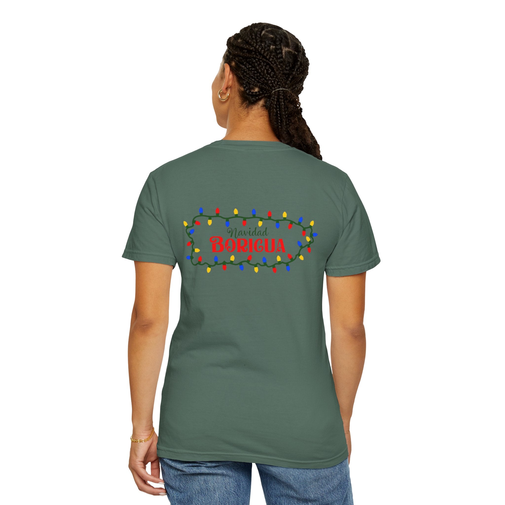 Medalla Light Beer T-Shirt  Navidad Boricua Holiday Tee Puerto Rico’s Navidades