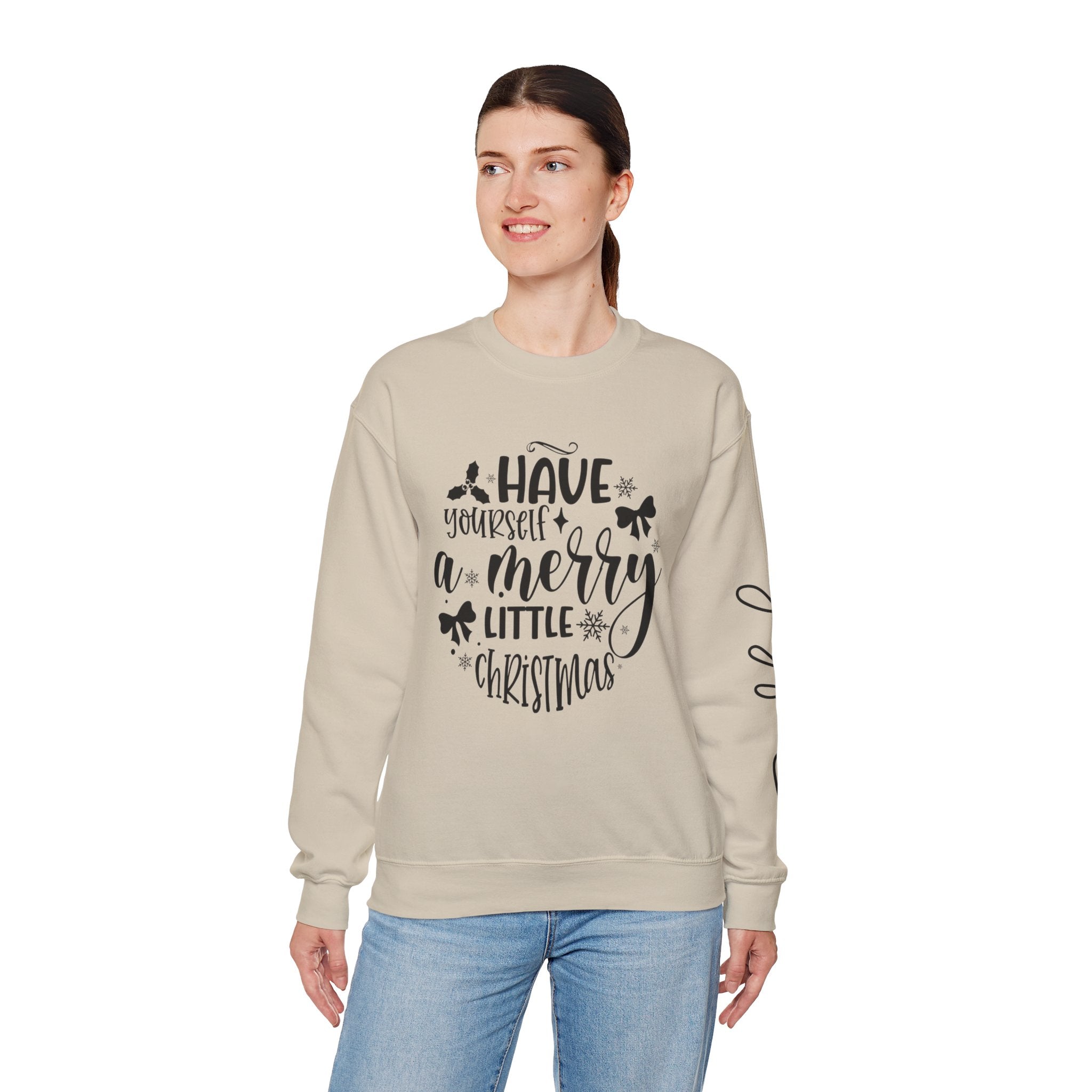 Xmas Shirts & Sweaters | Funny, Cute & Classic Christmas Designs Merry Christmas Crewneck Sweatshirt - Cozy Unisex Holiday Apparel