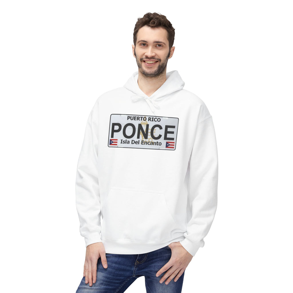 Ponce Puerto Rico License Plate Hoodie Isla Del Encanto Pullover