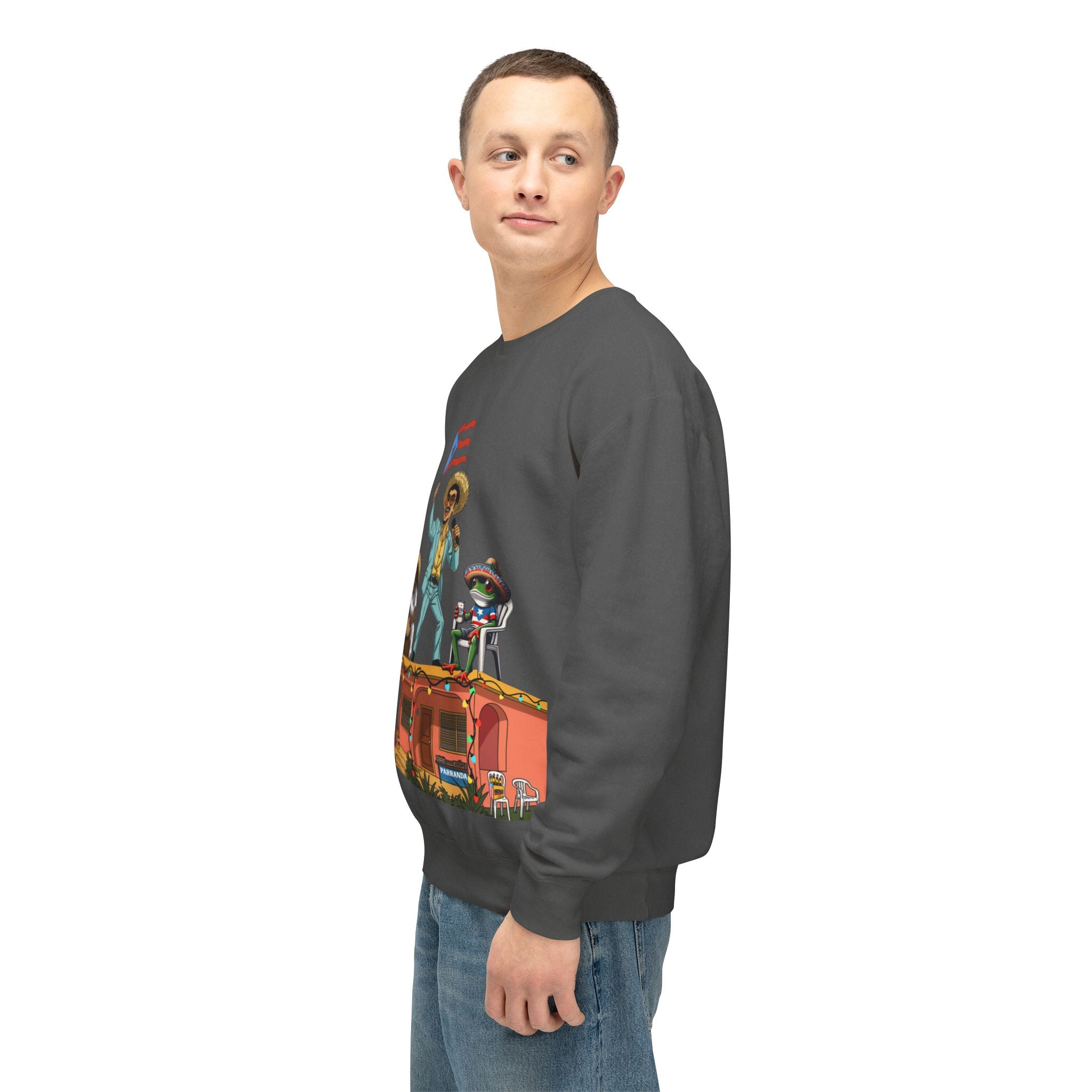 Puerto Rican Benito Parade Sweatshirt  Boricua De Pura Cepa Crewneck Puerto Rico Navidades
