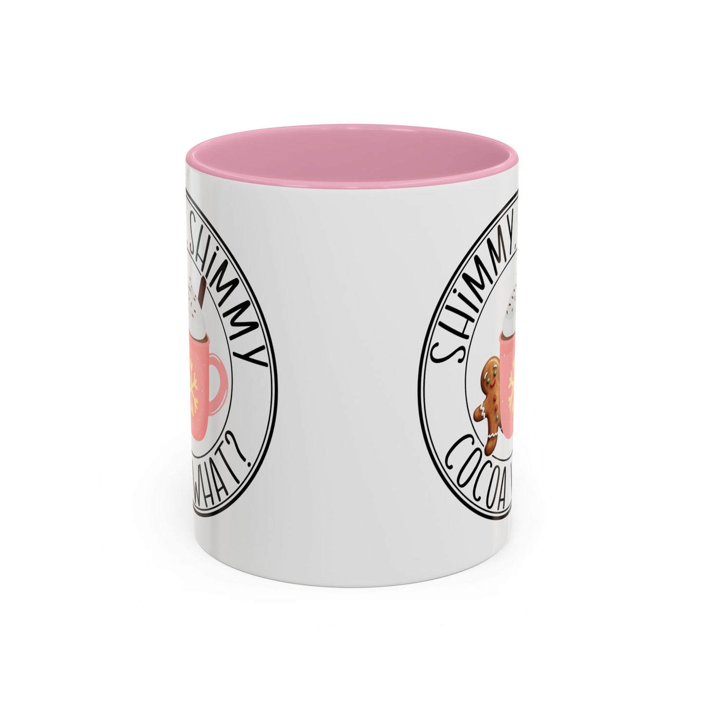 Cute Cocoa Mugs with Gingerbread Design Perfect for Winter Holiday CheerBeverage Cup Christmas Design