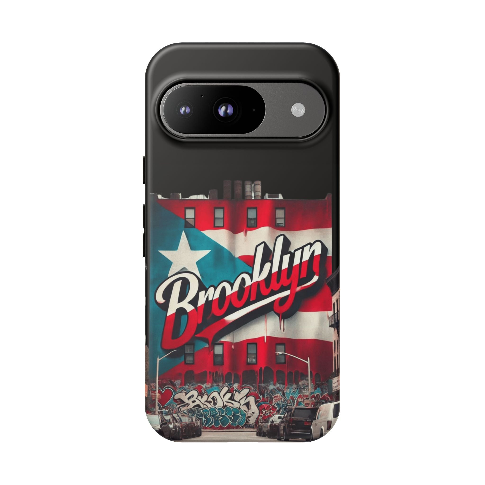 Brooklyn Street Art Phone Case  Urban Graffiti Protective Cover