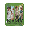 Mama Fleece Sherpa Blanket "Clothed in Strength & Dignity" Cozy Mother's Day Gift cozy all-occasion blanket!