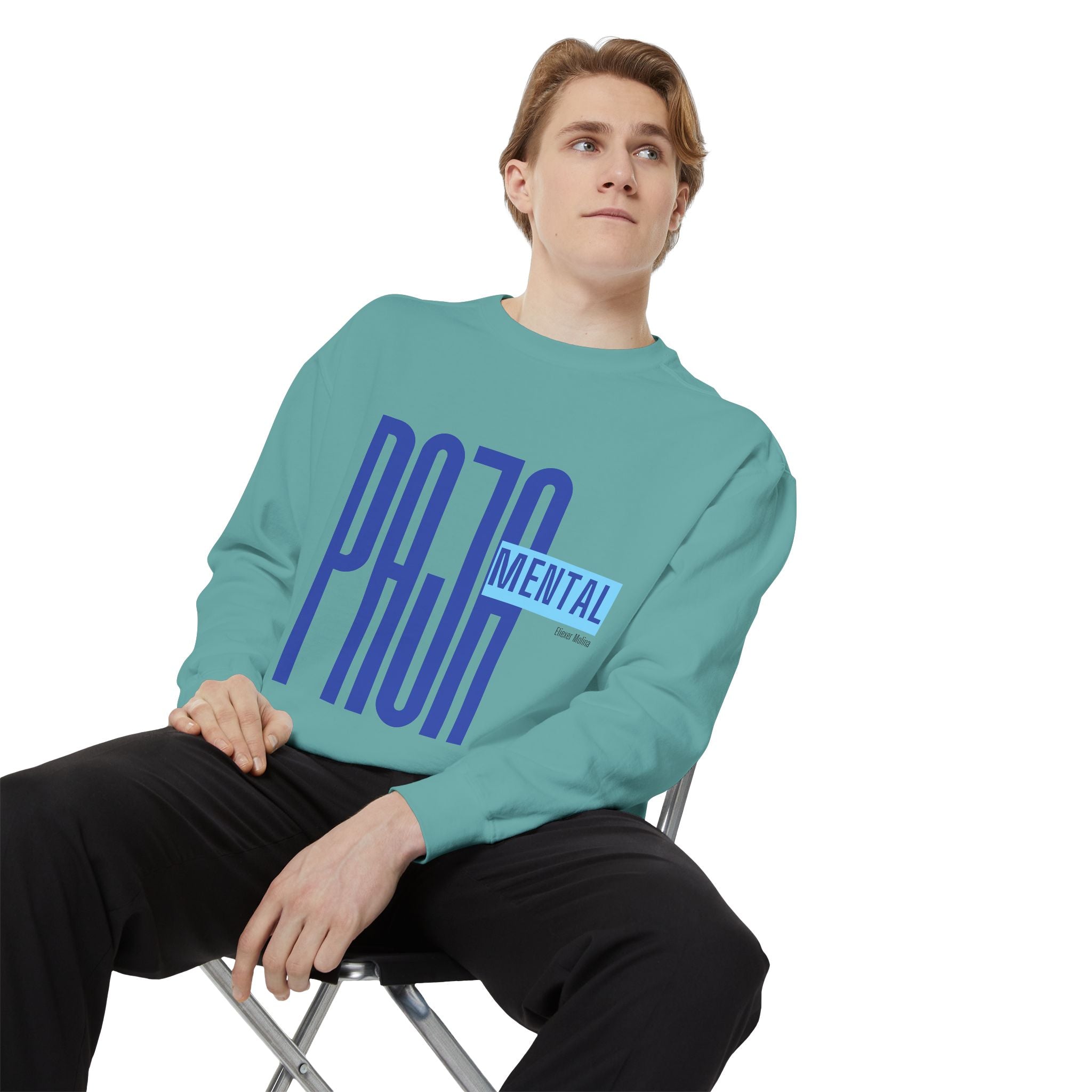 Mental Pazn Sweatshirt "Suerten Ya Esa" Spanish Graphic Crewneck