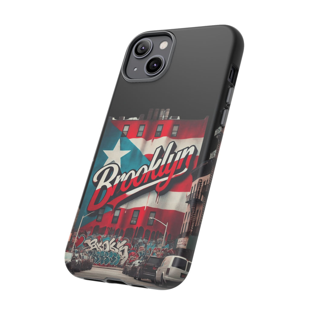 Brooklyn Street Art Phone Case  Urban Graffiti Protective Cover