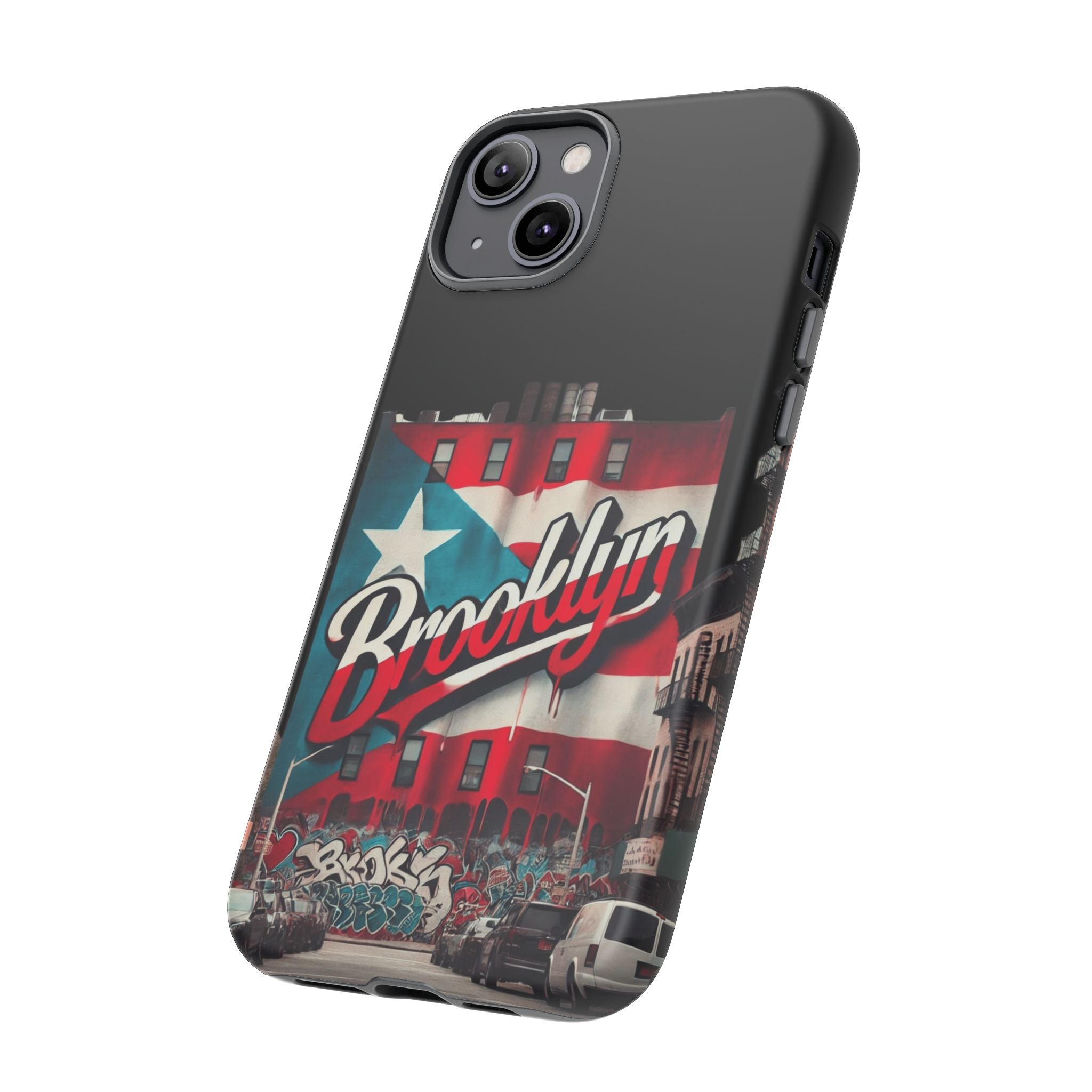 Brooklyn Street Art Phone Case  Urban Graffiti Protective Cover