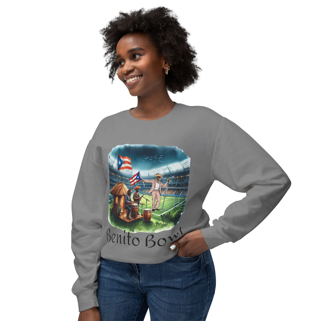 Benito Bowl Sweatshirt  Puerto Rican Tailgate SuperBowl Crewneck