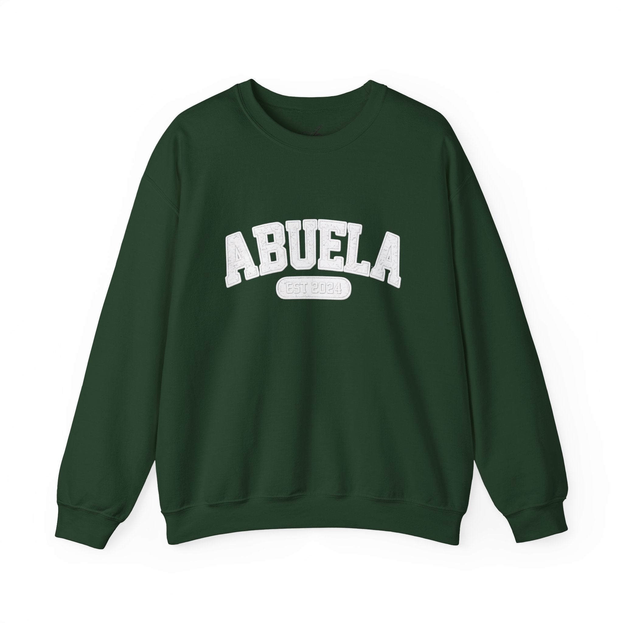 Abuela Varsity Crewneck Sweatshirt Cozy Grandma Gift Minimal Everyday Family Love Apparel