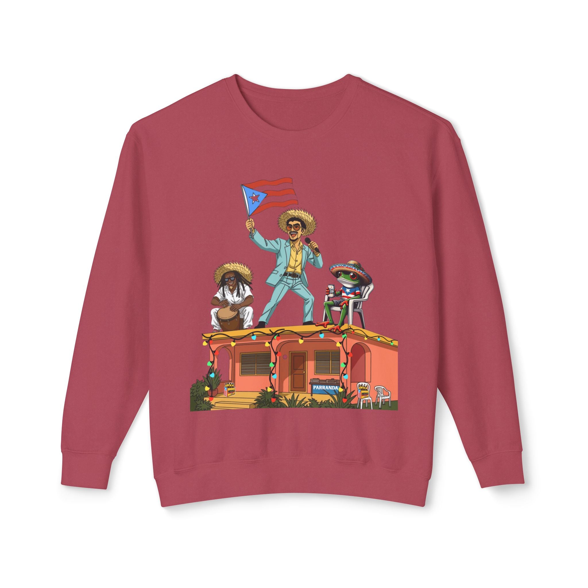 Puerto Rican Benito Parade Sweatshirt  Boricua De Pura Cepa Crewneck Puerto Rico Navidades