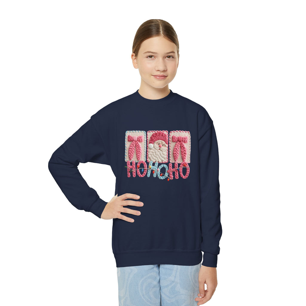 Youth Christmas 'HOHOHO' Crewneck Sweatshirt