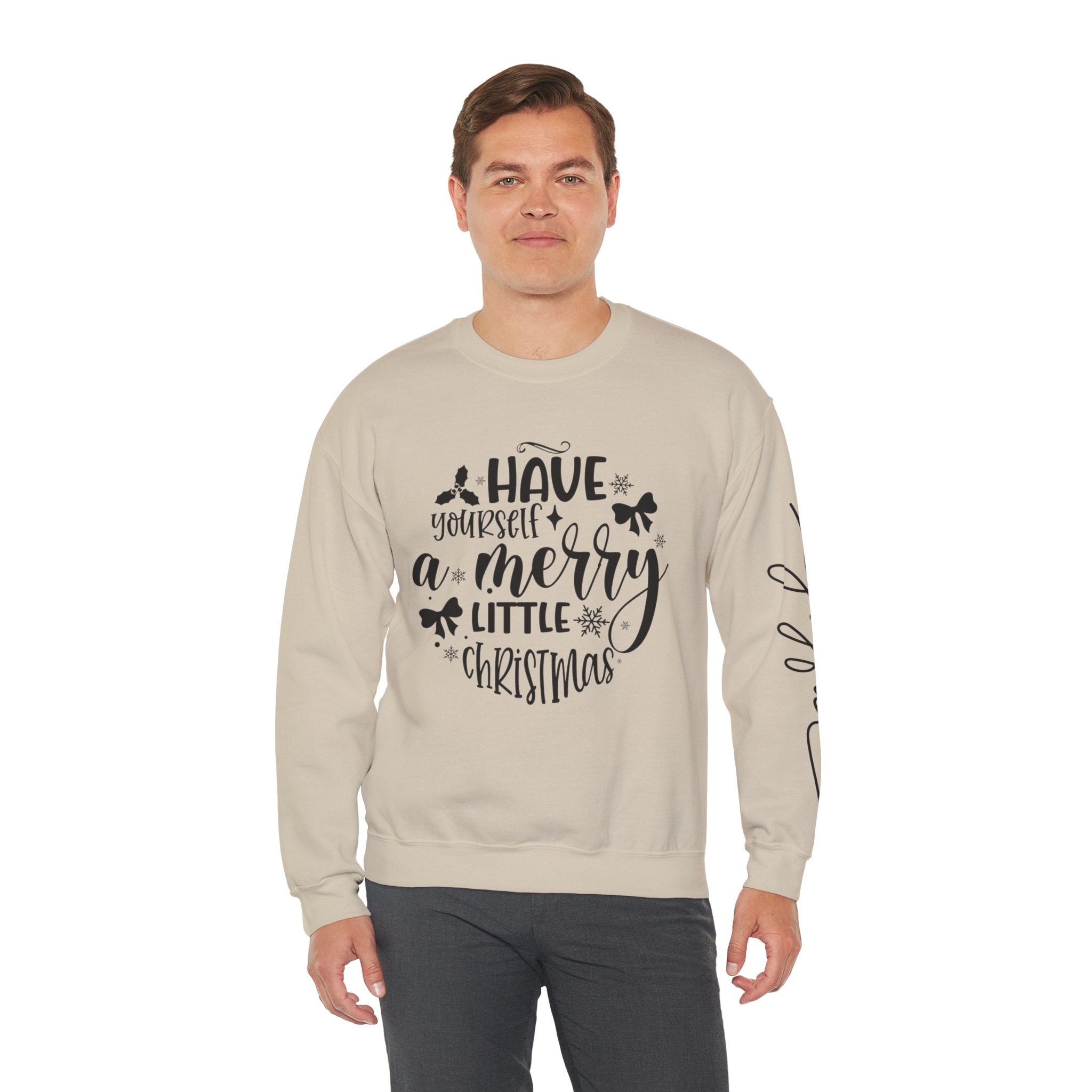 Xmas Shirts & Sweaters | Funny, Cute & Classic Christmas Designs Merry Christmas Crewneck Sweatshirt - Cozy Unisex Holiday Apparel