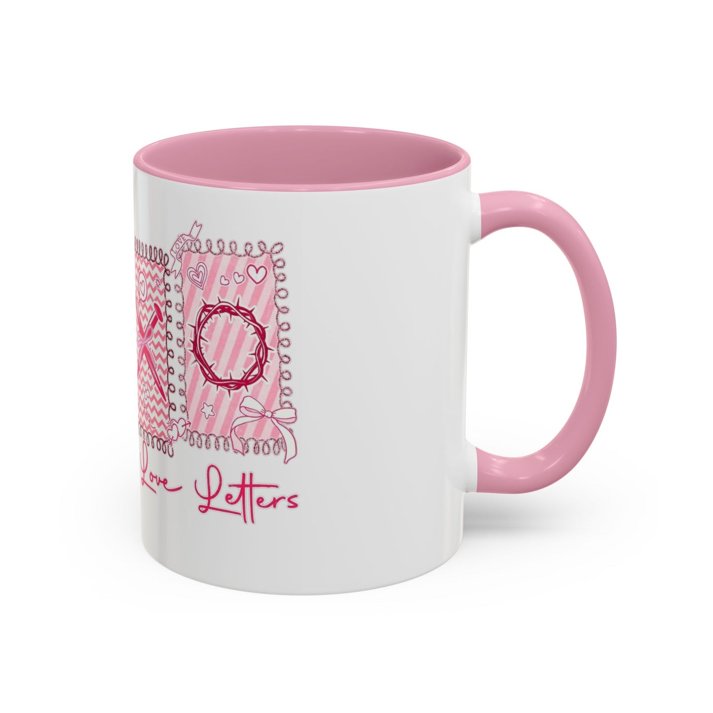 Love Letters XOXO Ceramic Mug — Colorful 11oz & 15oz Coffee Cup