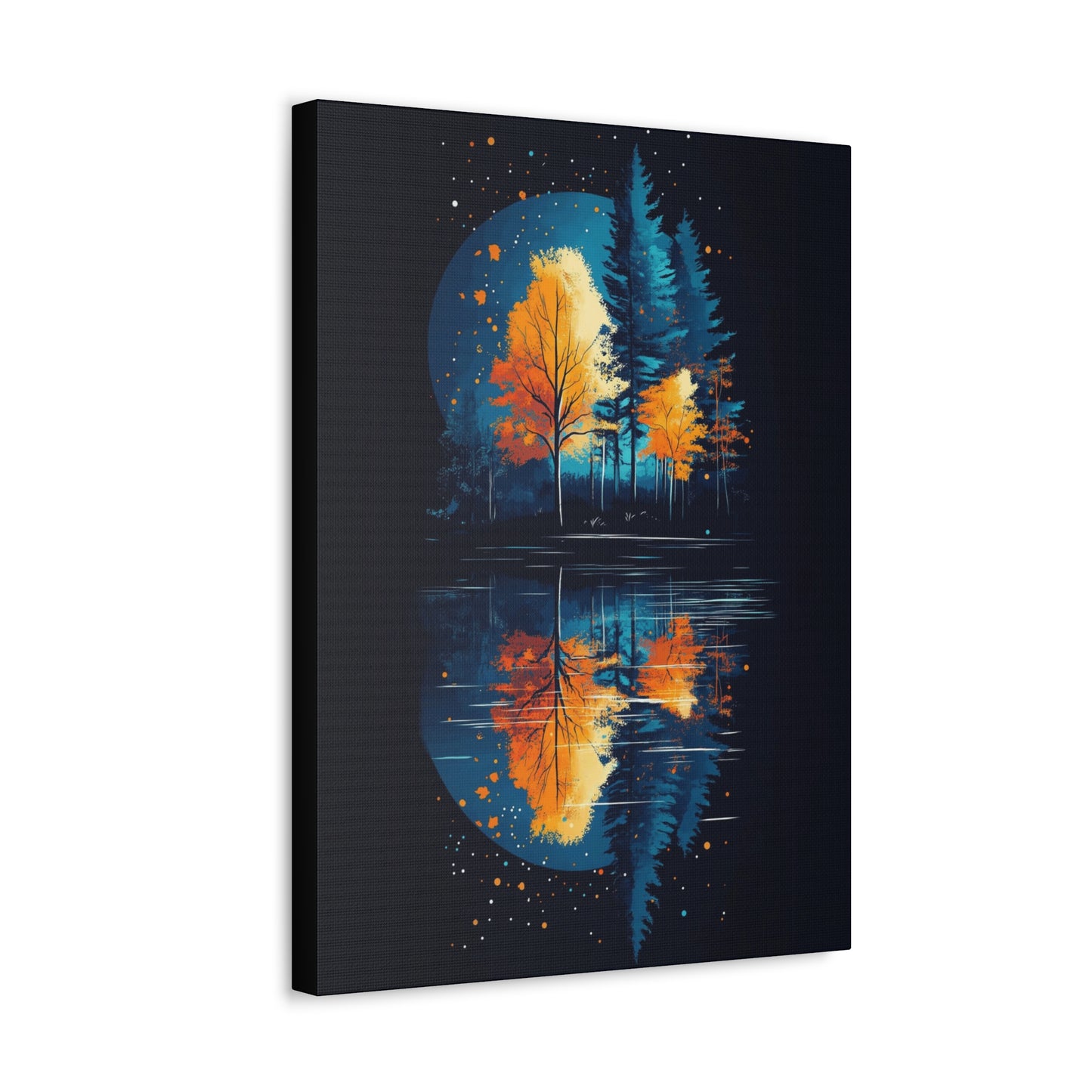 Vibrant Autumn Landscape Canvas Art | Fall Decor | Nature Wall Art | Home Decor | Gift for Nature Lovers