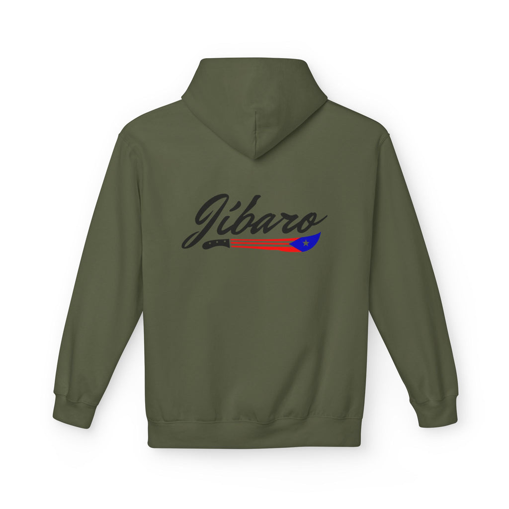 Gíbaro Hoodie  Puerto Rican Pride Pullover with Flag Machete Design