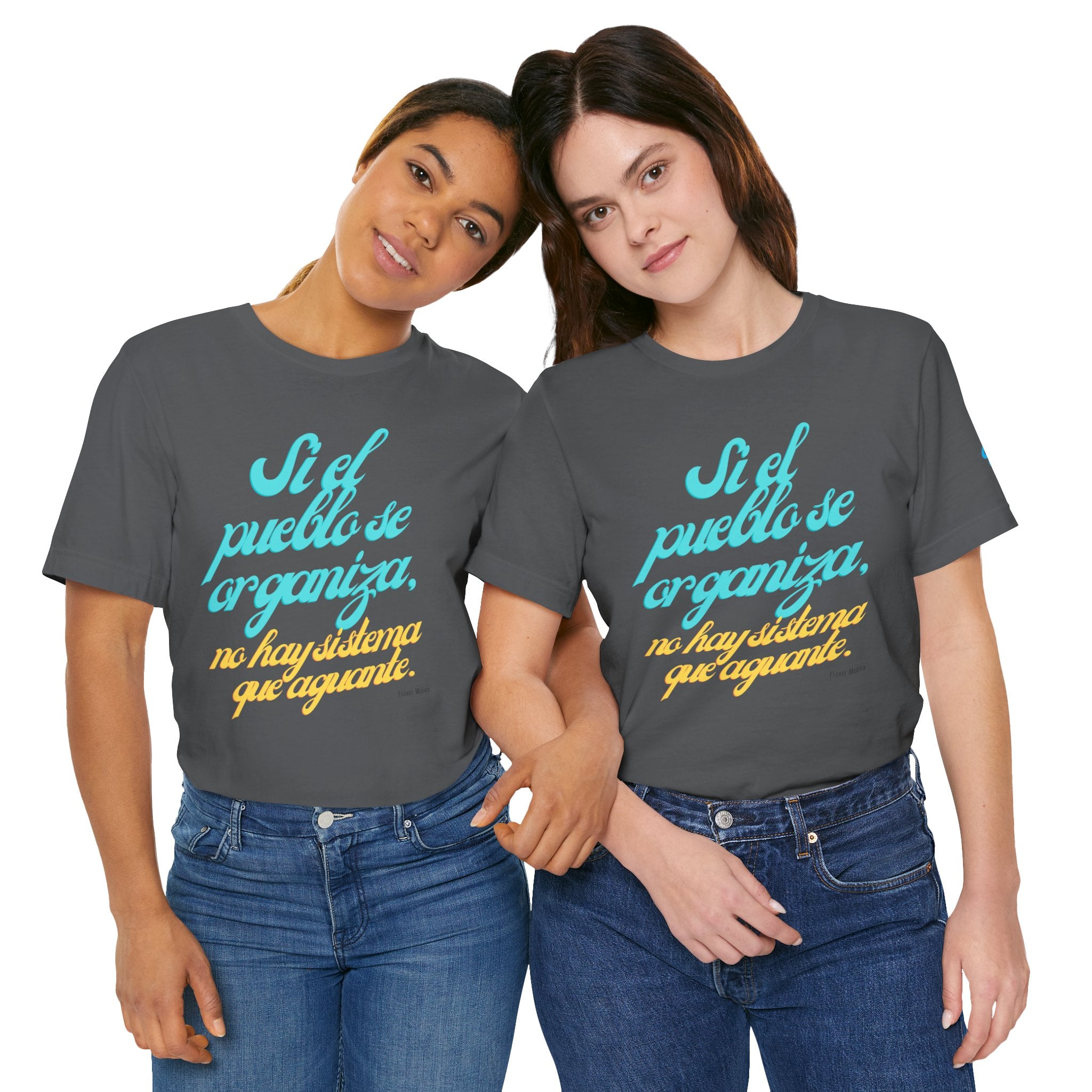 Spanish Script Tee  “Si el pueblo se organiza” Graphic T-Shirt
