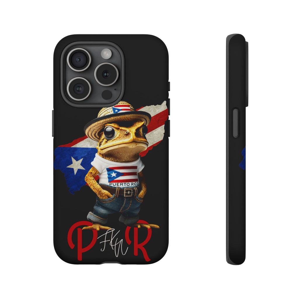 Puerto Rican Frog Tough Phone Case  Puerto Rico Flag Patriotic Protective Case