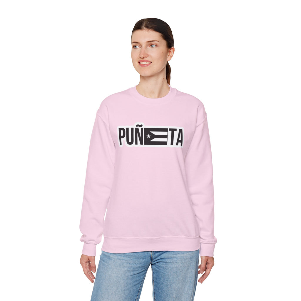 Puñeta Sweatshirt  Puerto Rican Flag Graphic Crewneck