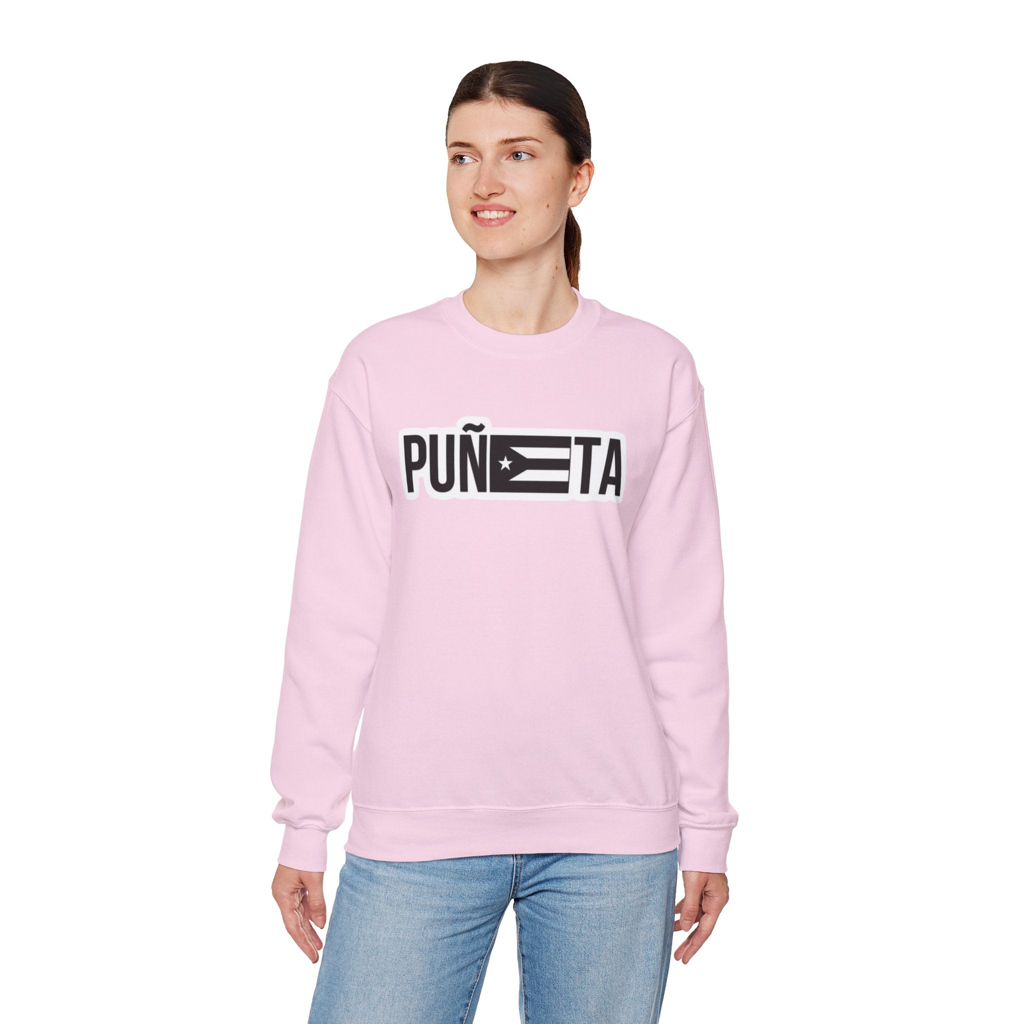 Puñeta Sweatshirt  Puerto Rican Flag Graphic Crewneck