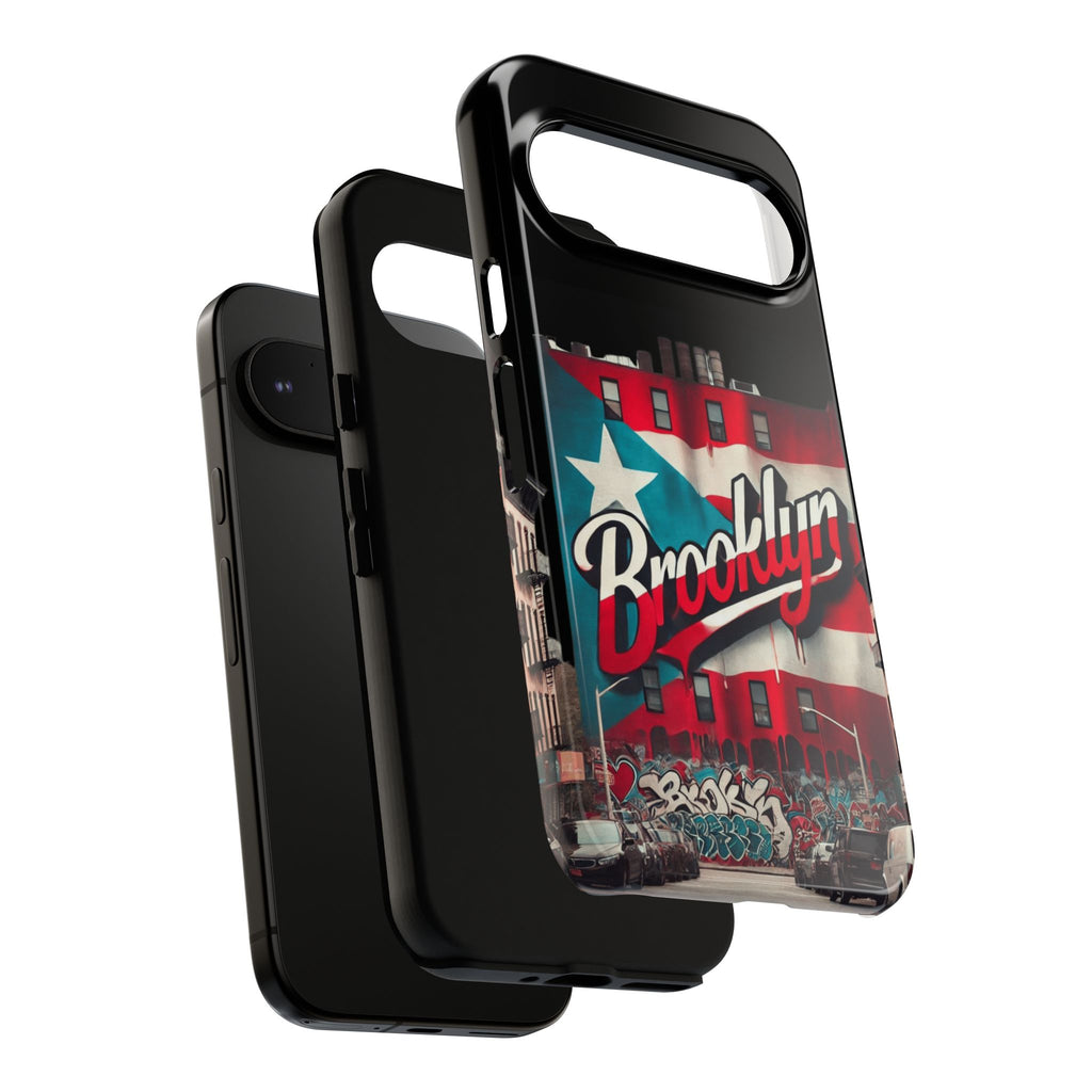 Brooklyn Street Art Phone Case  Urban Graffiti Protective Cover