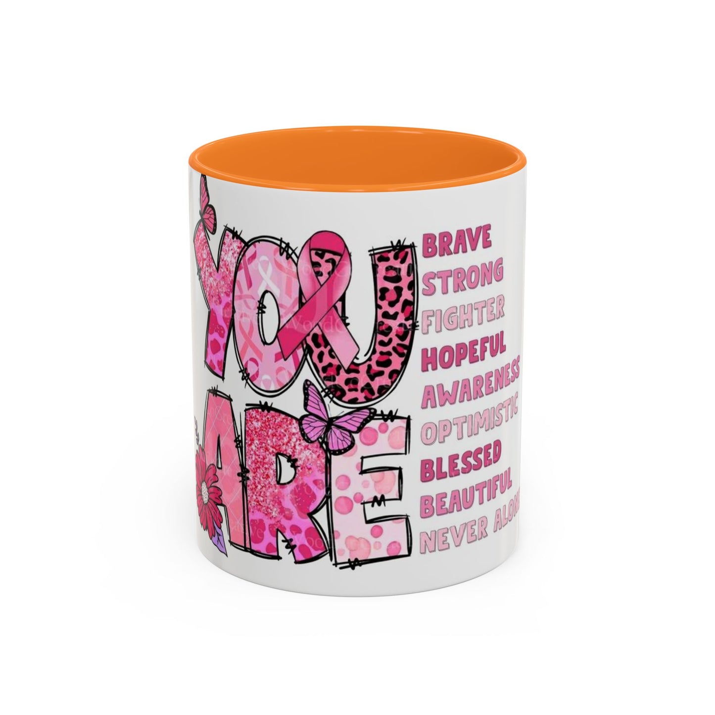 Cancer Hope Collection Empowering Inspirational Mug for Breast Cancer Awareness