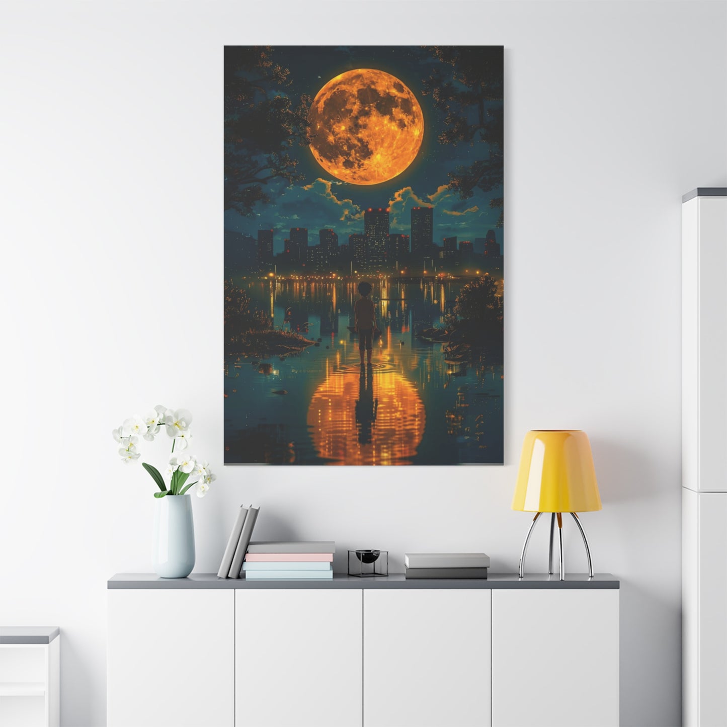 Because words have the power to move you let them live on your wall, Unique Nightscape Decoration, Perfect for Any Occasion