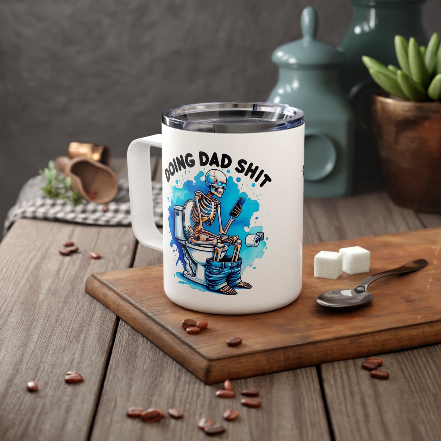 Hocus Pocus & Coffee Focus Mug Bathroom Humor Insulated Coffee Mug, Fun Gift for Coffee Lovers, Hilarious Bathroom Decor, Quirky Quotes Mug, Ideal for Birthdays, [...]
