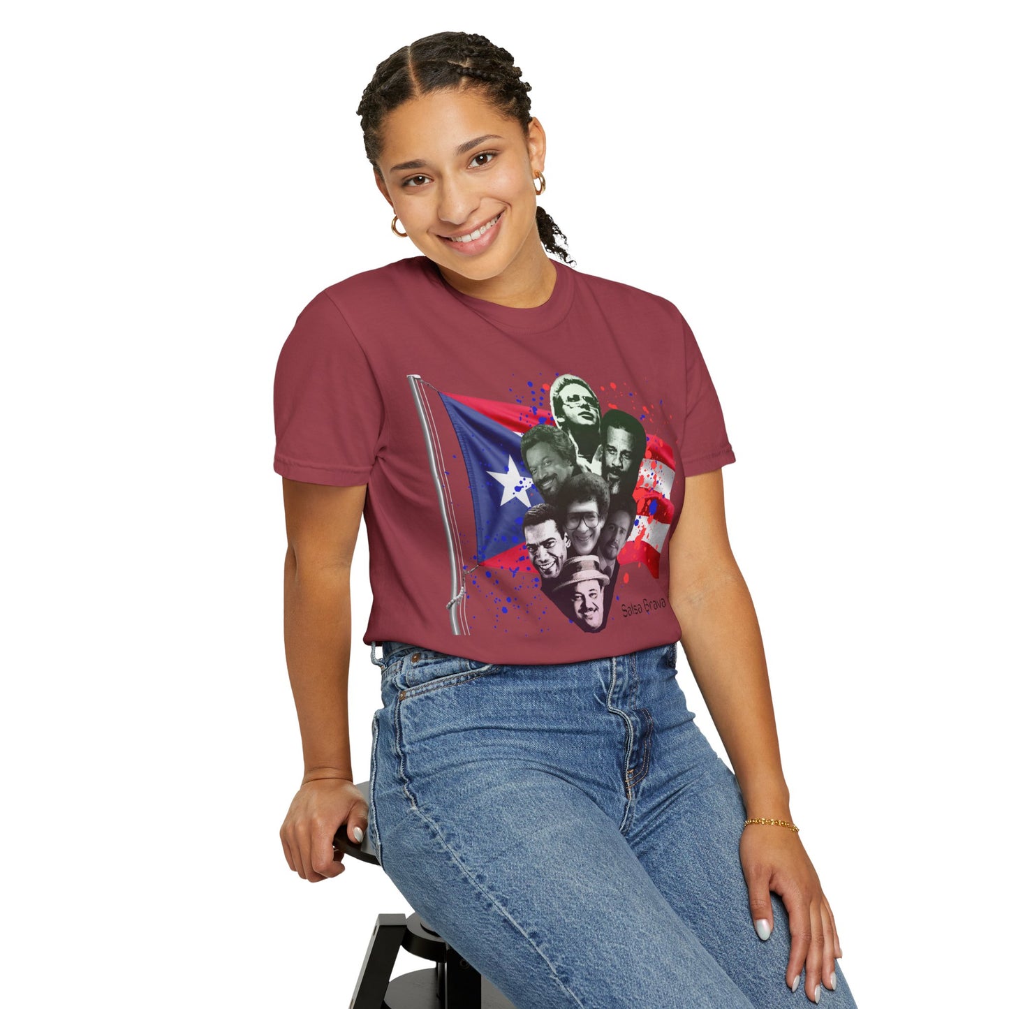 Salsa Brava T-Shirt, Vibrant Puerto Rican Pride Shirt, Gift for Salsa Lovers, Unisex Festival Tee, Caribbean Culture Apparel